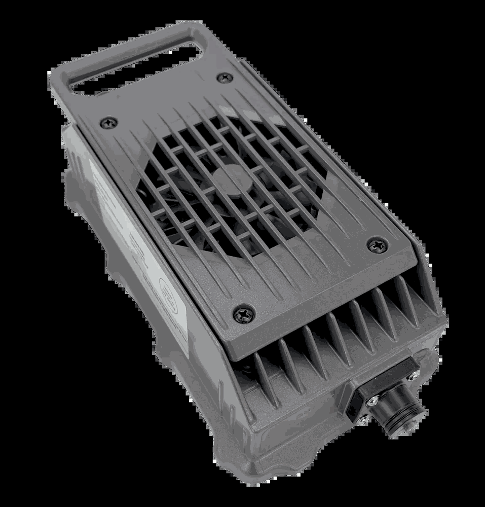 BS360A-1220 Industrial Battery Charger - Side View