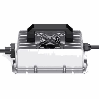 BS600A-1225 Industrial Battery Charger - Side View
