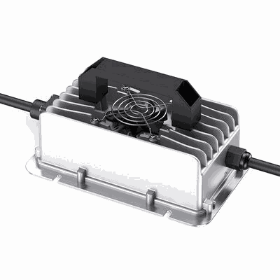 BS600A-2415 Industrial Battery Charger - Rear View