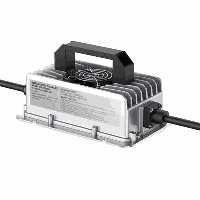 BS600A-2420 Industrial Battery Charger - Rear View