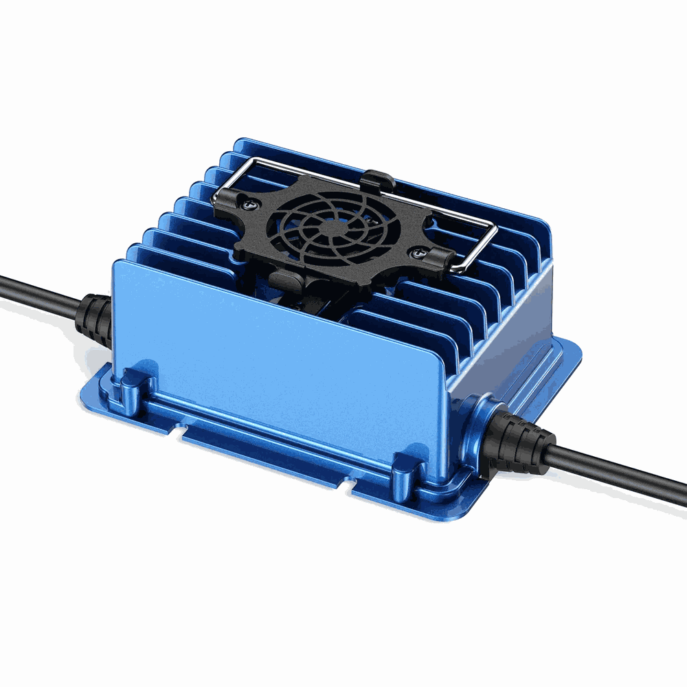BS300A-4806 Industrial Battery Charger - Side View