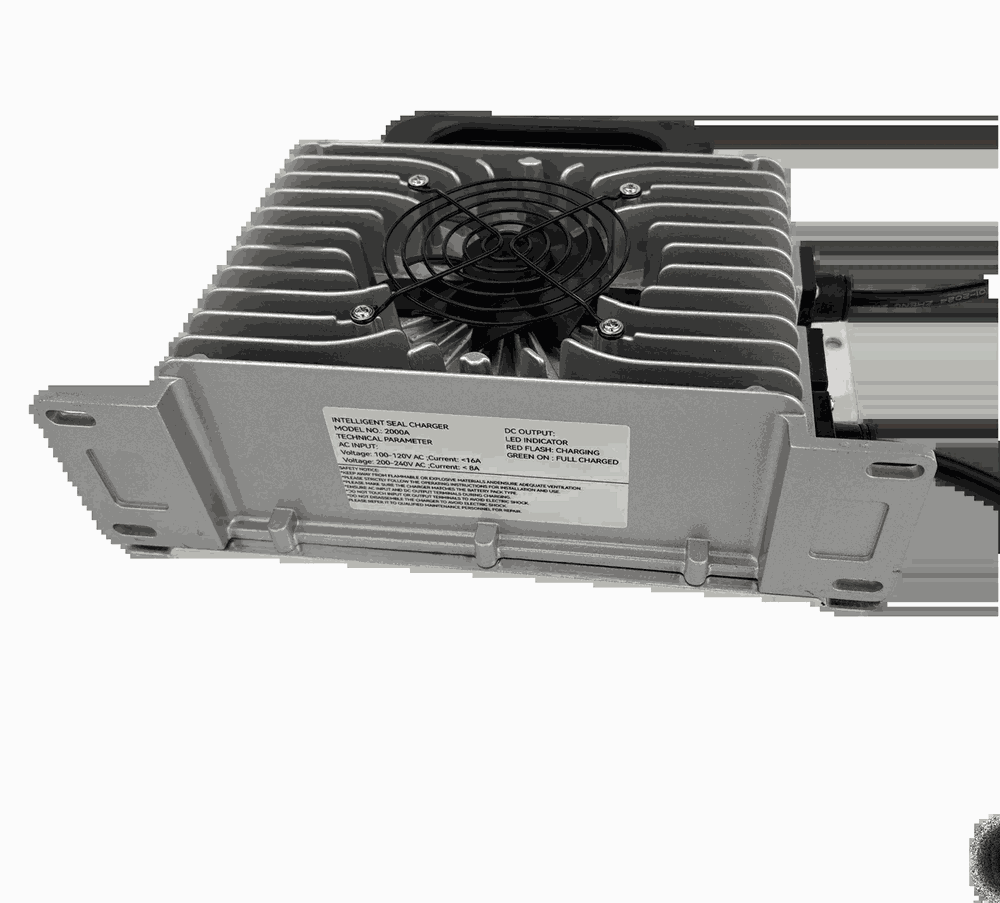 BS2000A-7220 Industrial Battery Charger - Side View